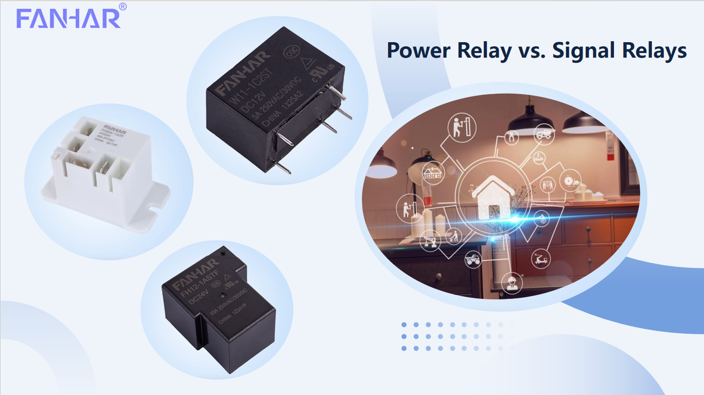 Power Relays vs. Signal Relays