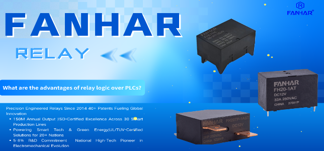 What are the advantages of relay logic over PLCs?